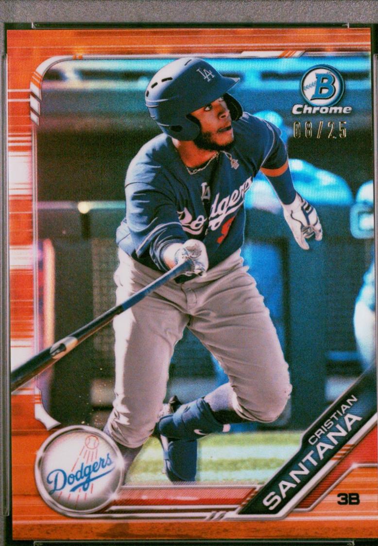Cristian Santana [Orange Refractor] #BDC-80