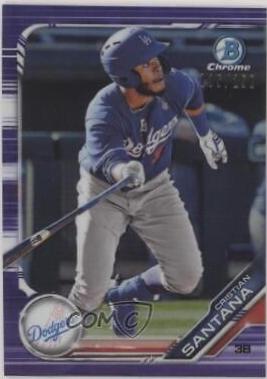 Cristian Santana [Purple Refractor] #BDC-80