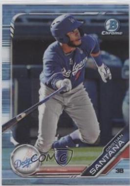 Cristian Santana [Sky Blue Refractor] #BDC-80
