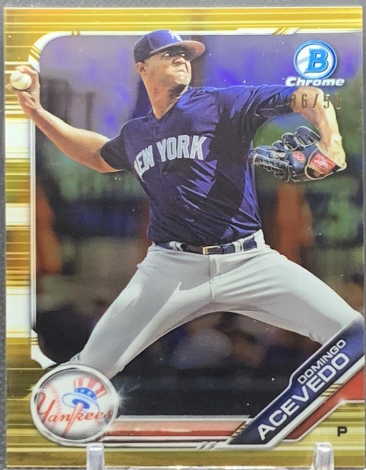 Domingo Acevedo [Gold Refractor] #BDC-102