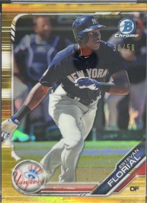Estevan Florial [Gold Refractor] #BDC-30