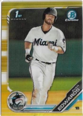 Evan Edwards [Gold Refractor] #BDC-168
