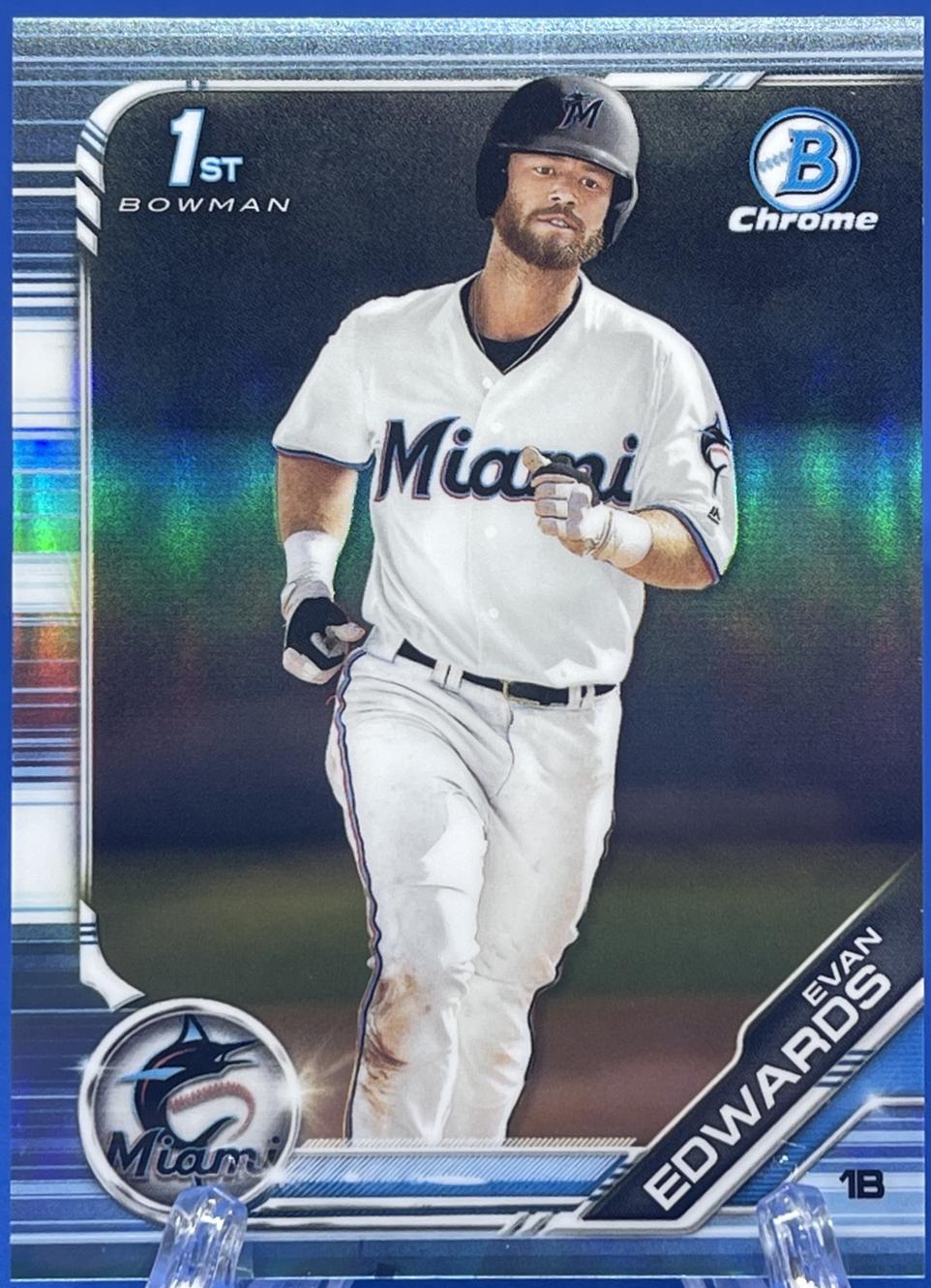 Evan Edwards [Sky Blue Refractor] #BDC-168