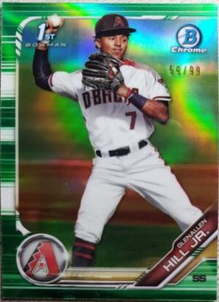 Glenallen Hill Jr. [Green Refractor] #BDC-167