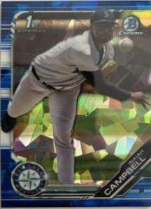 Isaiah Campbell [Blue Refractor] #BDC-11
