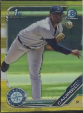 Isaiah Campbell [Gold Refractor] #BDC-11
