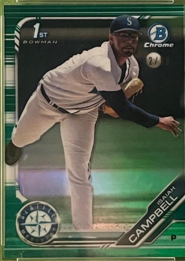 Isaiah Campbell [Green Refractor] #BDC-11