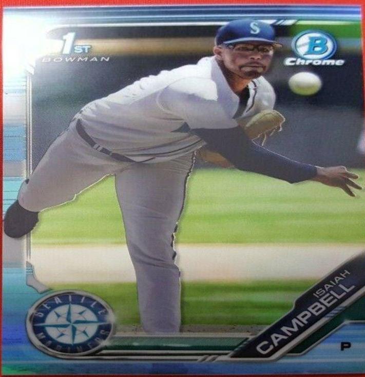 Isaiah Campbell [Sky Blue Refractor] #BDC-11