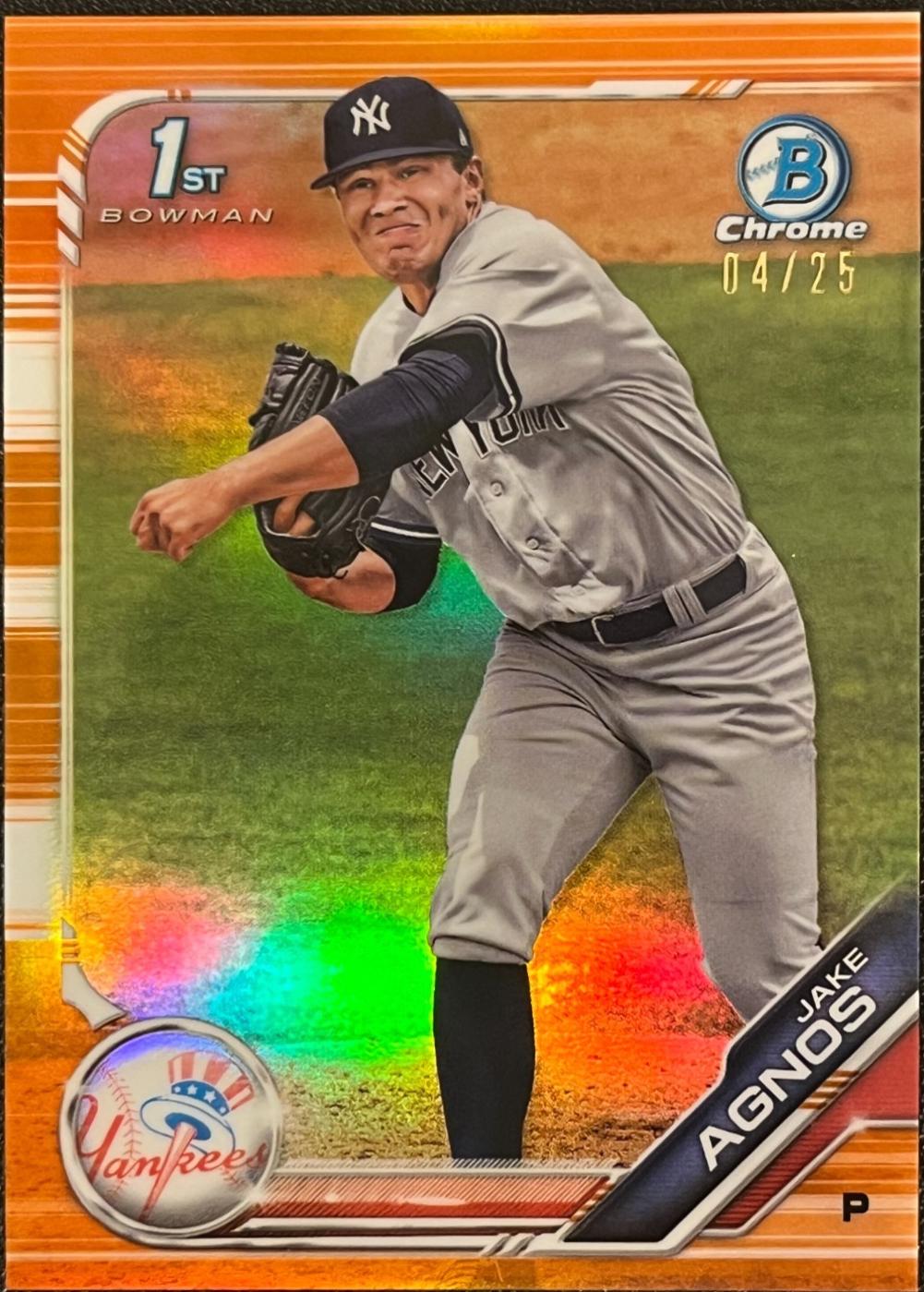 Jake Agnos [Orange Refractor] #BDC-72
