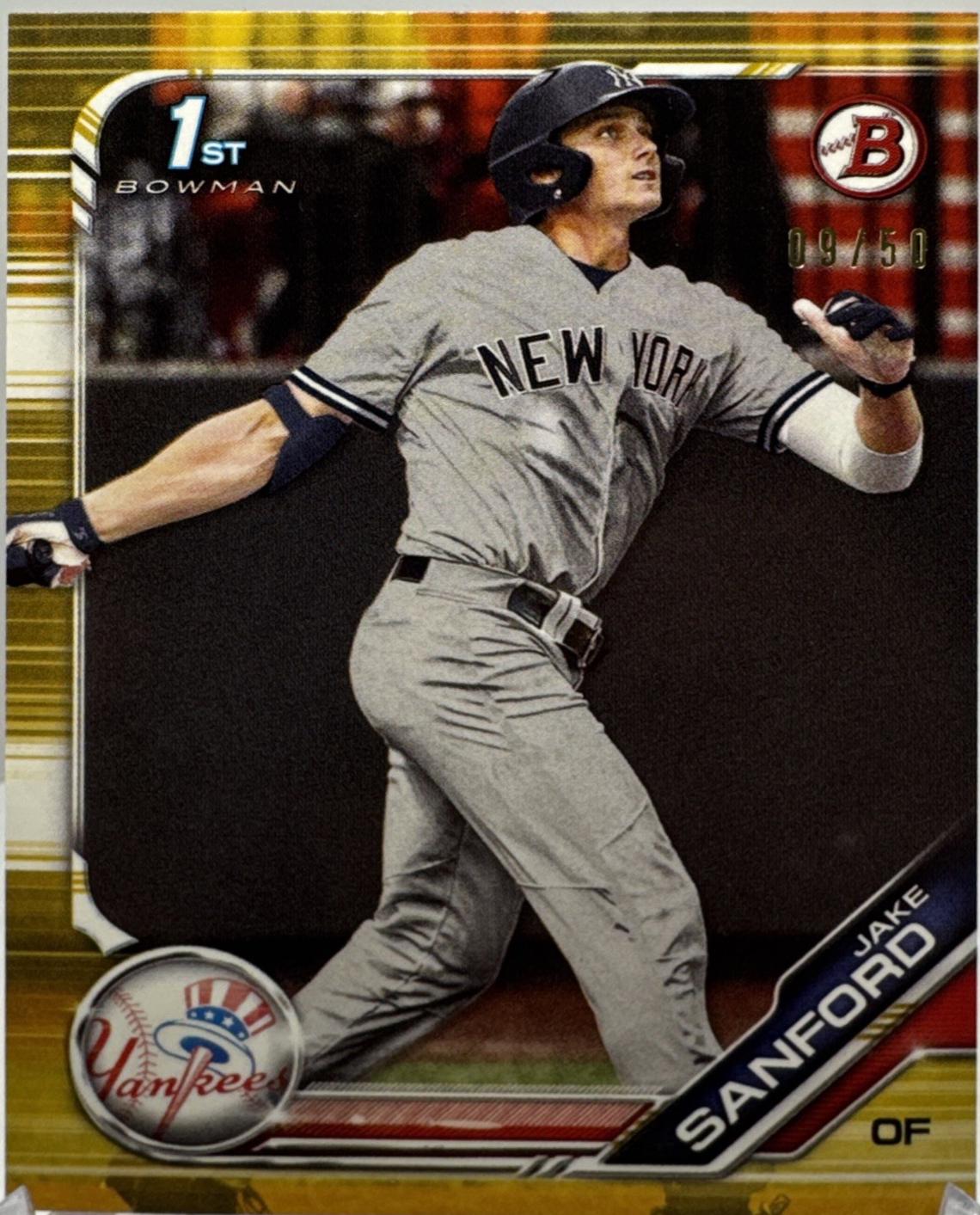 Jake Sanford [Gold Refractor] #BDC-82