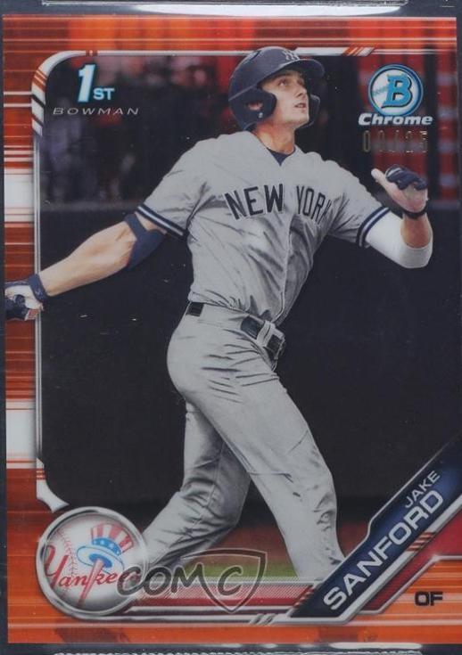 Jake Sanford [Orange Refractor] #BDC-82