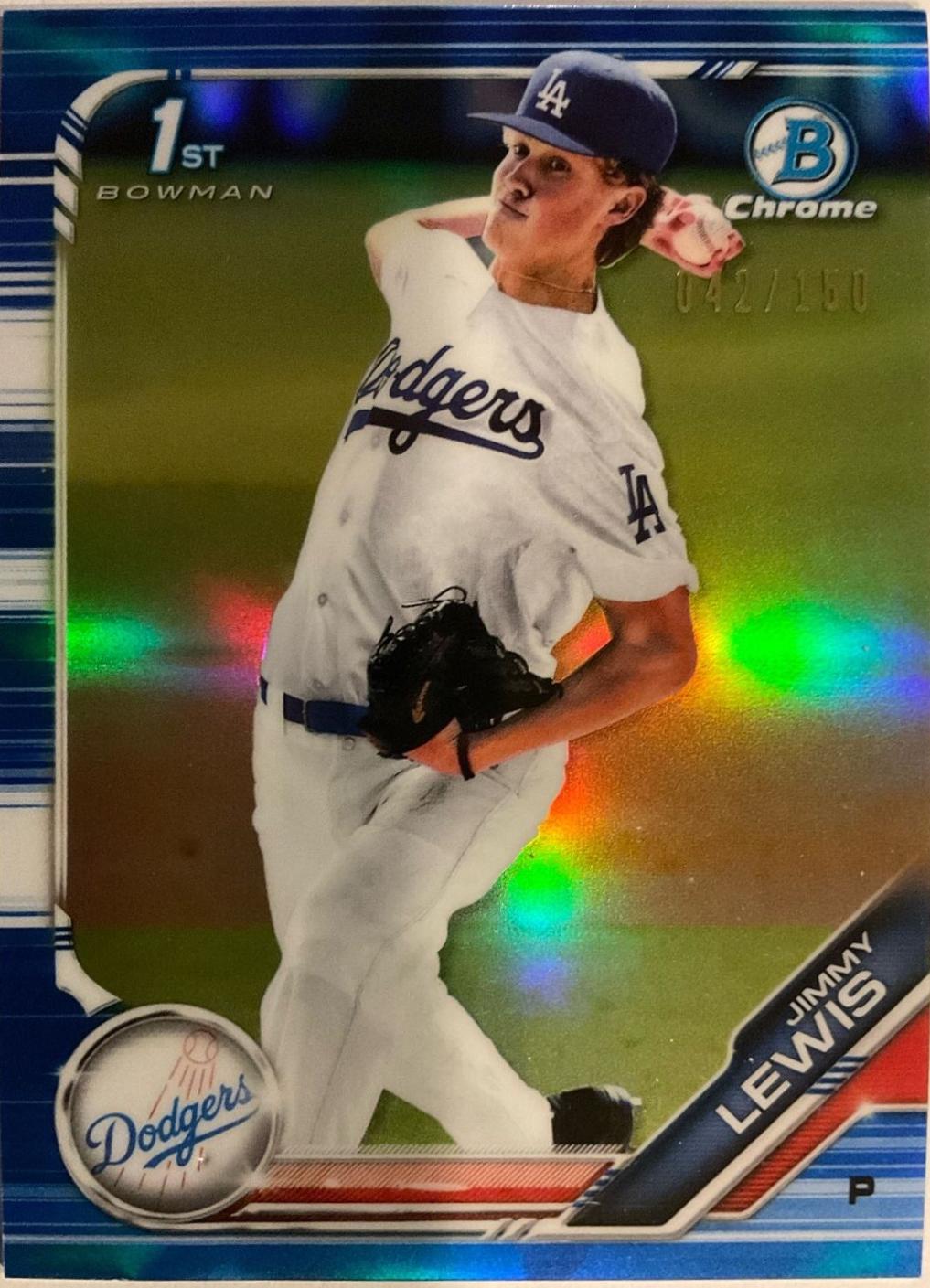 Jimmy Lewis [Blue Refractor] #BDC-132