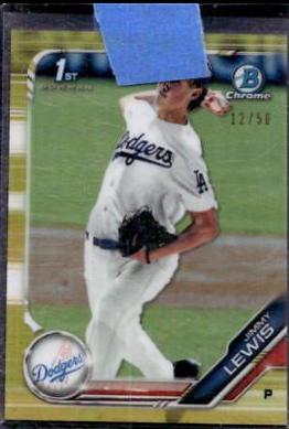 Jimmy Lewis [Gold Refractor] #BDC-132