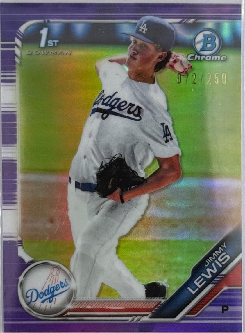 Jimmy Lewis [Purple Refractor] #BDC-132