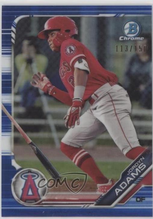 Jordyn Adams [Blue Refractor] #BDC-158