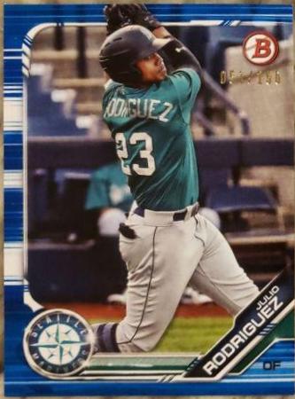 Julio Rodriguez [Blue Refractor] #BDC-60