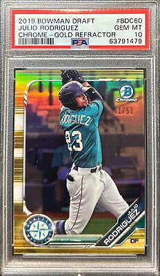 Julio Rodriguez [Gold Refractor] #BDC-60