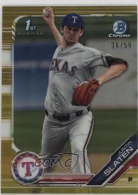 Justin Slaten [Gold Refractor] #BDC-24