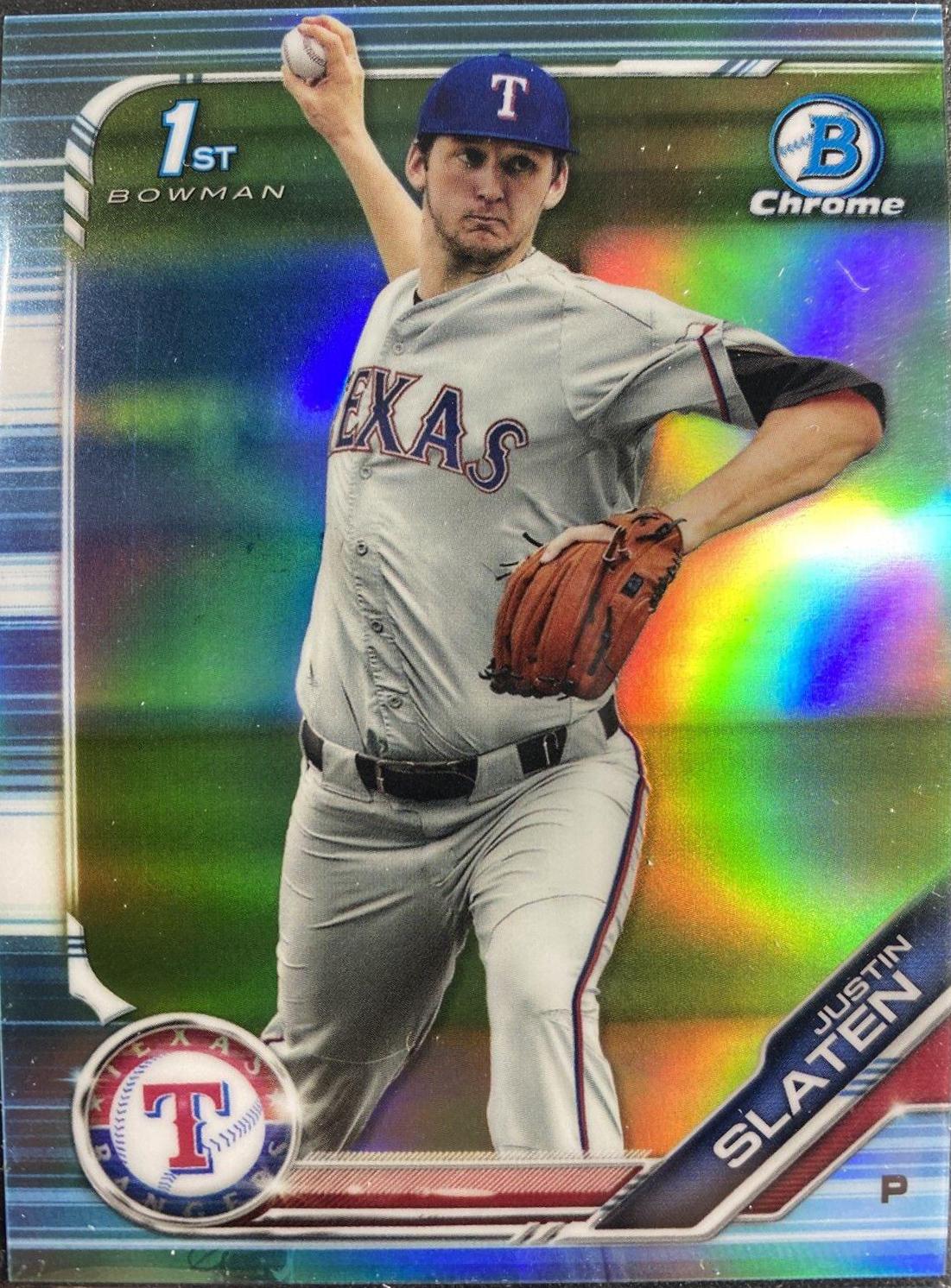 Justin Slaten [Sky Blue Refractor] #BDC-24