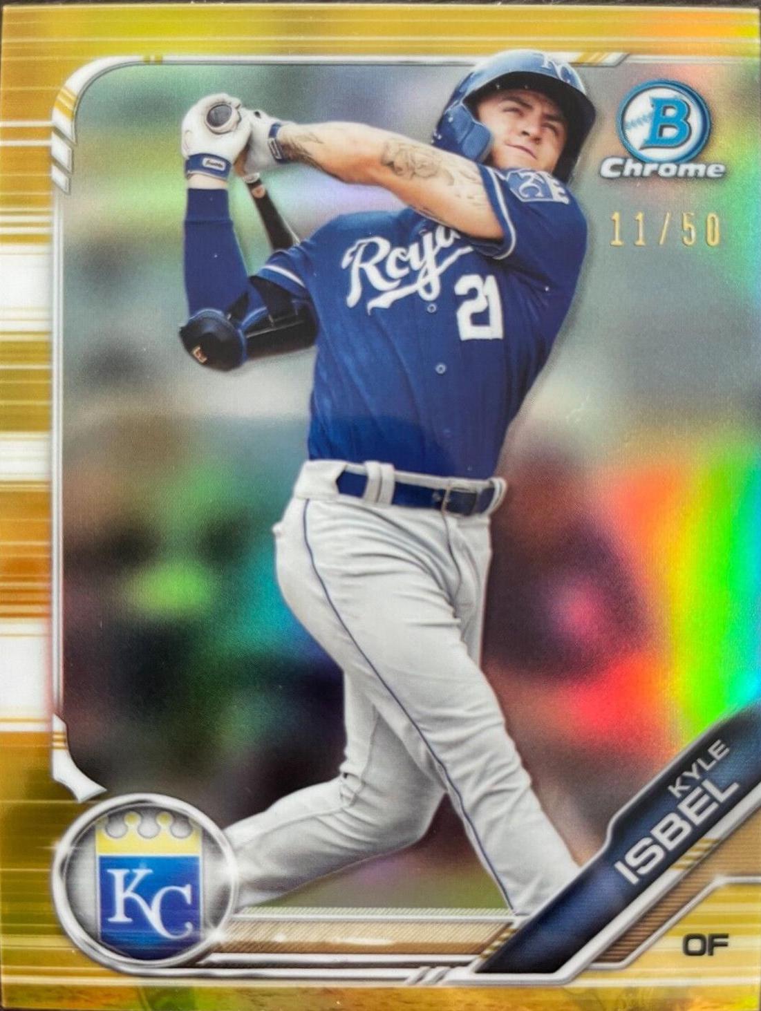 Kyle Isbel [Gold Refractor] #BDC-106