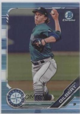 Logan Gilbert [Sky Blue Refractor] #BDC-179