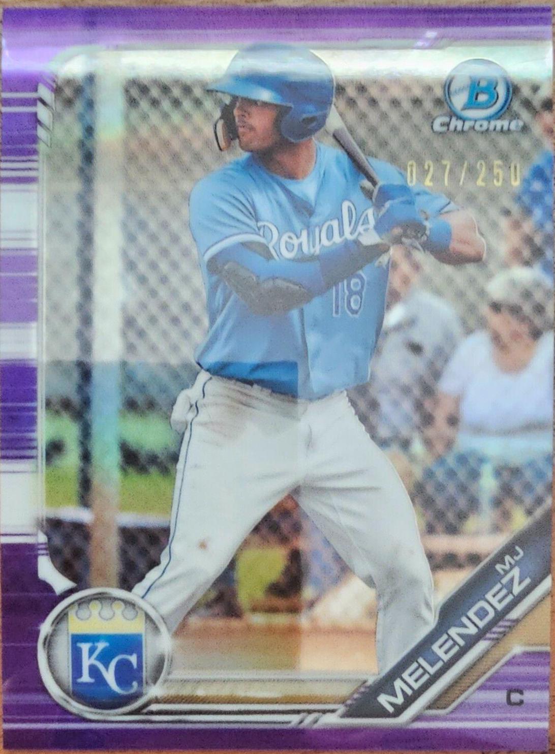 MJ Melendez [Purple Refractor] #BDC-122