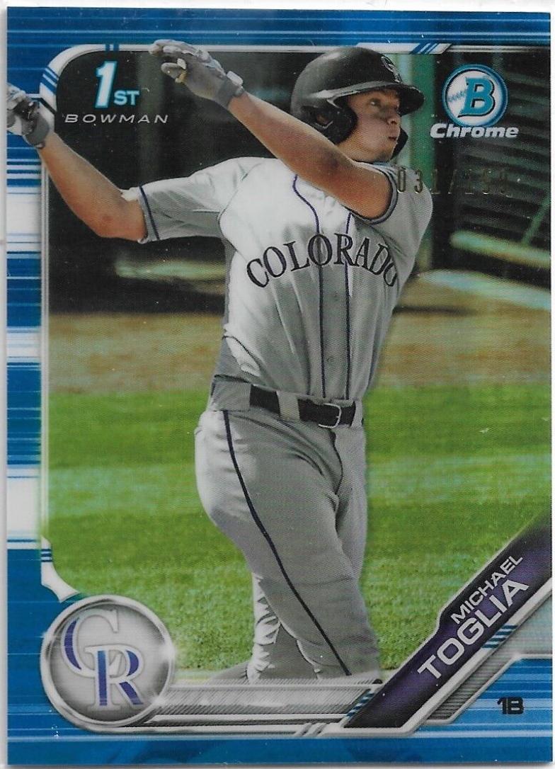Michael Toglia [Blue Refractor] #BDC-64