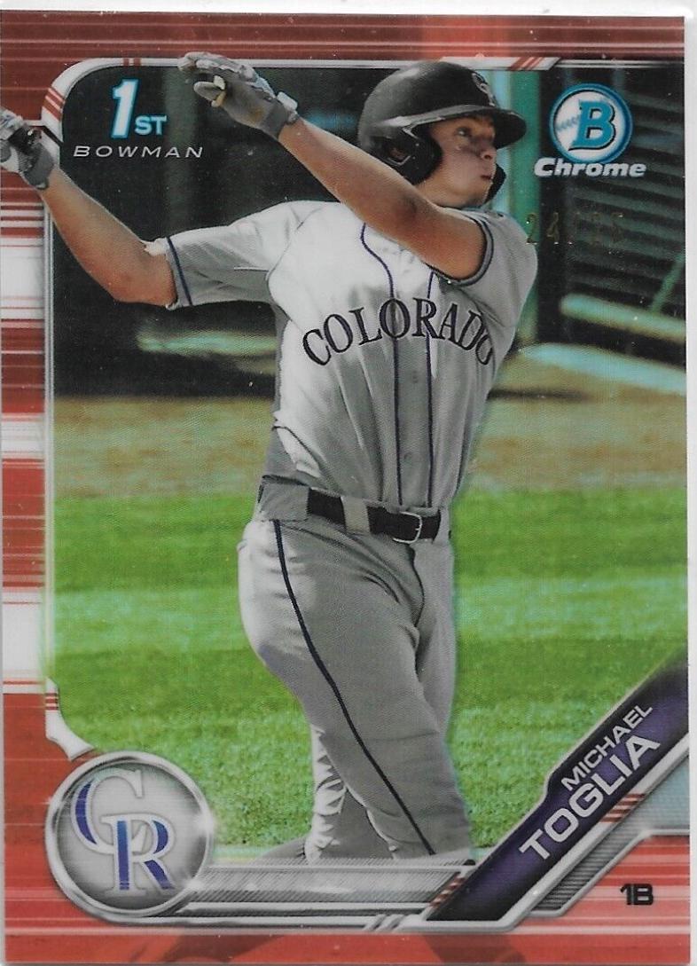 Michael Toglia [Orange Refractor] #BDC-64