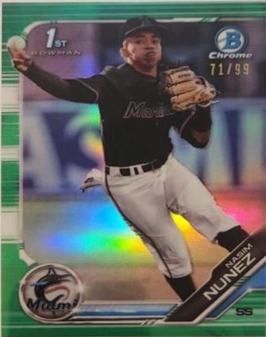 Nasim Nunez [Green Refractor] #BDC-141