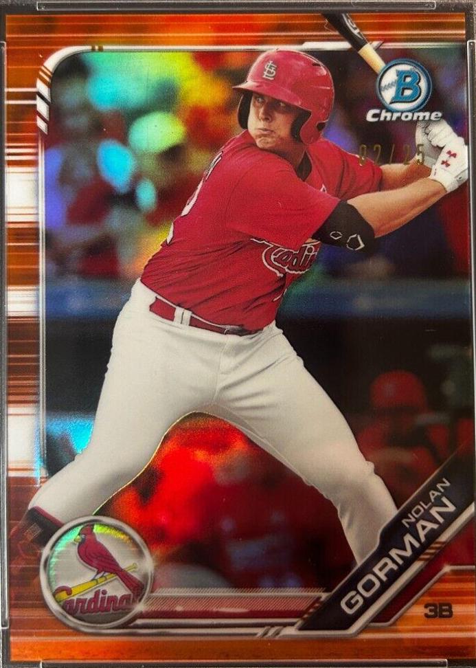 Nolan Gorman [Orange Refractor] #BDC-42