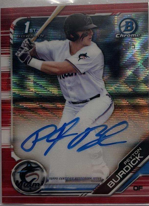Peyton Burdick [Red Refractor] #BDC-74