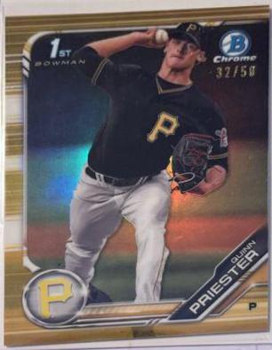 Quinn Priester [Gold Refractor] #BDC-44