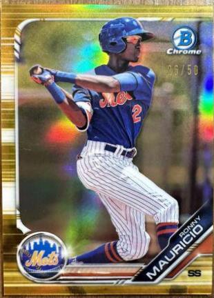 Ronny Mauricio [Gold Refractor] #BDC-62