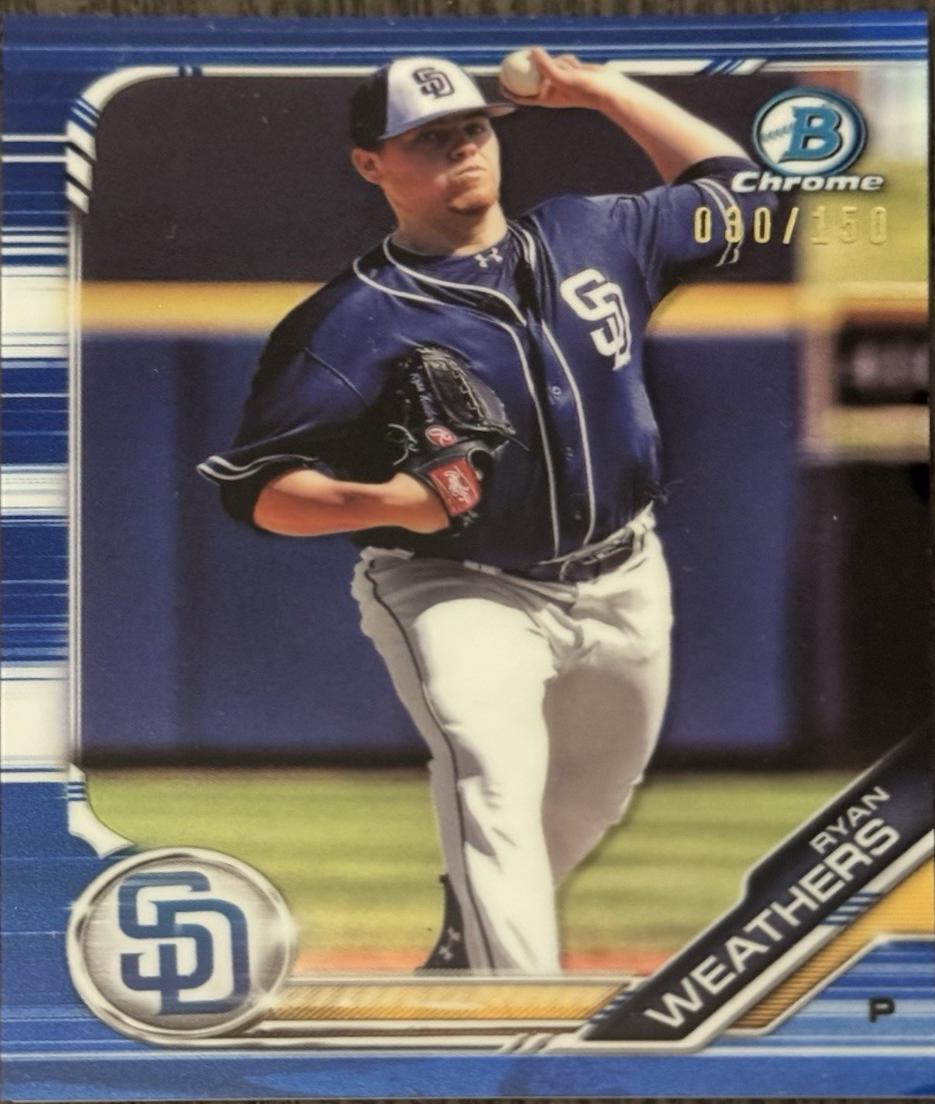 Ryan Weathers [Blue Refractor] #BDC-107