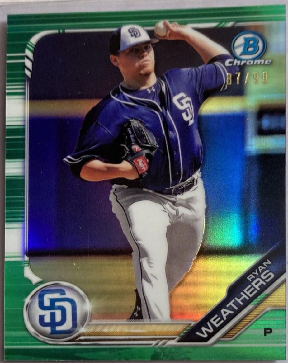 Ryan Weathers [Green Refractor] #BDC-107