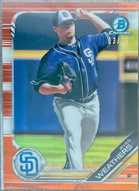 Ryan Weathers [Orange Refractor] #BDC-107