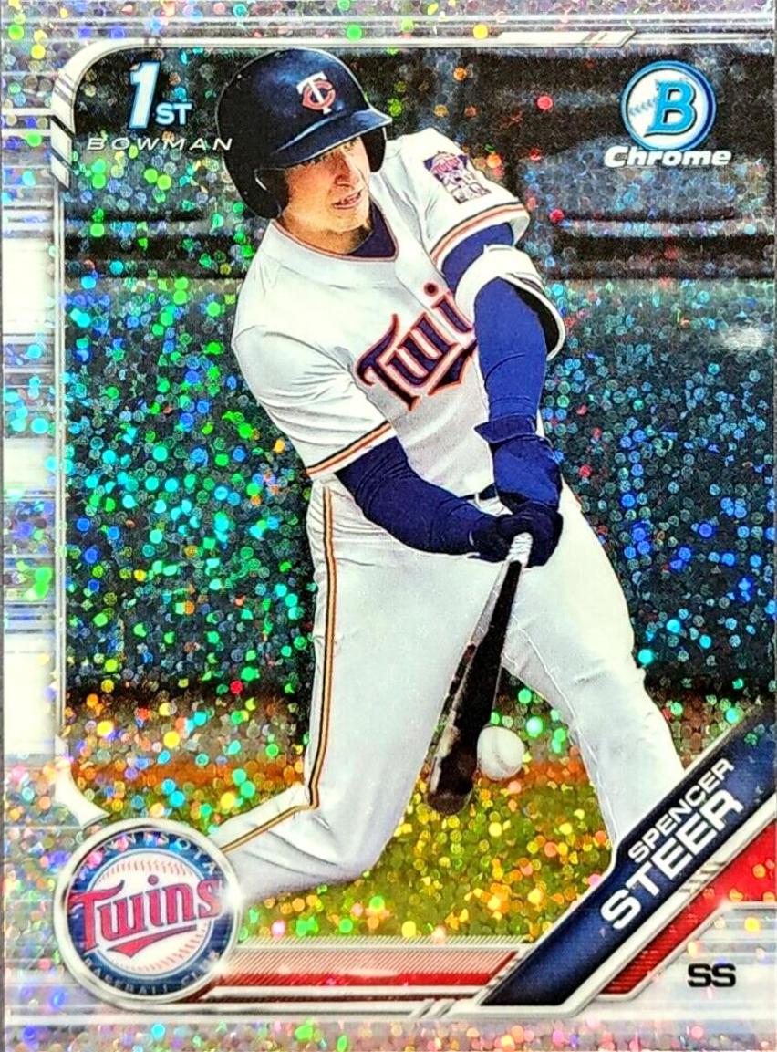 Spencer Steer [Sparkle Refractor] #BDC-153