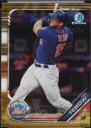 Tim Tebow [Gold Refractor] #BDC-92