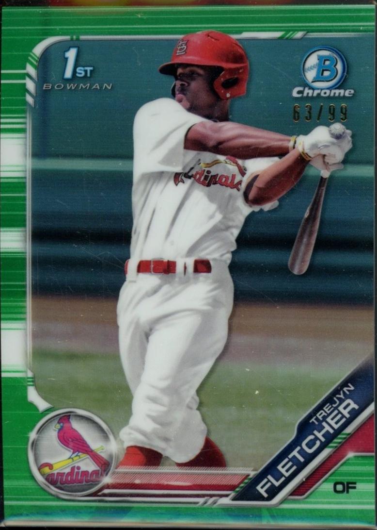 Trejyn Fletcher [Green Refractor] #BDC-174