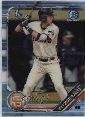 Tyler Fitzgerald [Sky Blue Refractor] #BDC-152