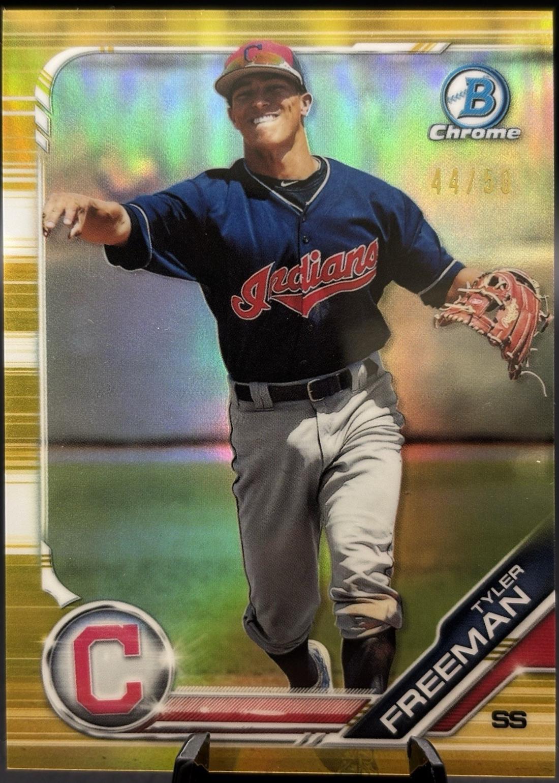 Tyler Freeman [Gold Refractor] #BDC-184
