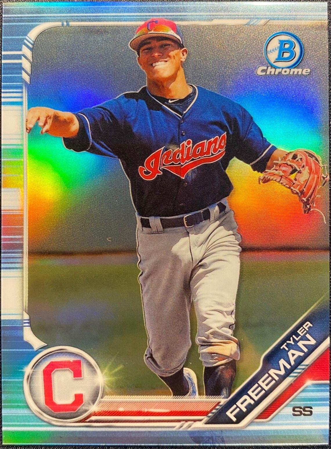 Tyler Freeman [Sky Blue Refractor] #BDC-184