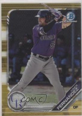 Vince Fernandez [Gold Refractor] #BDC-137