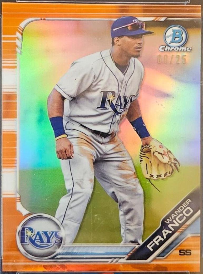Wander Franco [Orange Refractor] #BDC-93