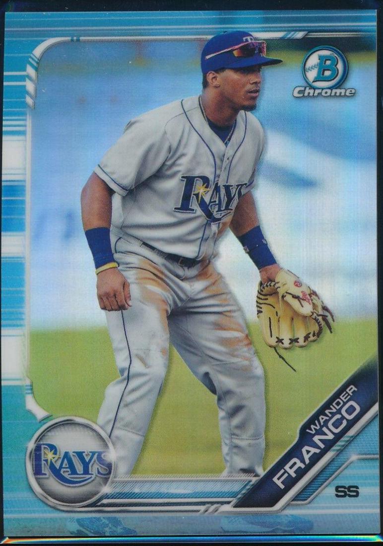 Wander Franco [Sky Blue Refractor] #BDC-93