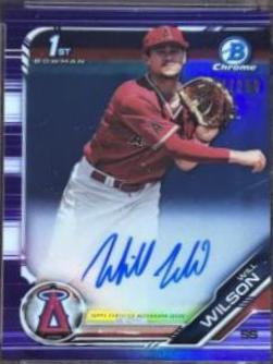 Will Wilson [Purple Refractor] #BDC-182