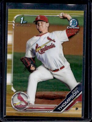 Zack Thompson [Gold Refractor] #BDC-104