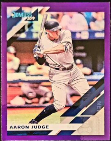 Aaron Judge [Front of Jersey Holo Purple] #121