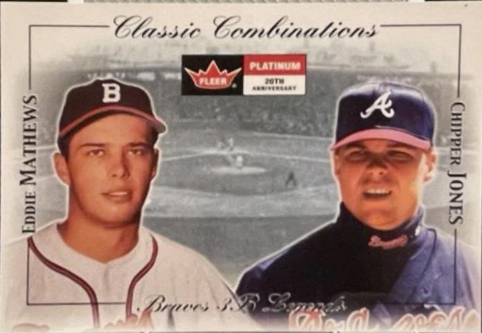 Chipper Jones/Eddie Mathews #25