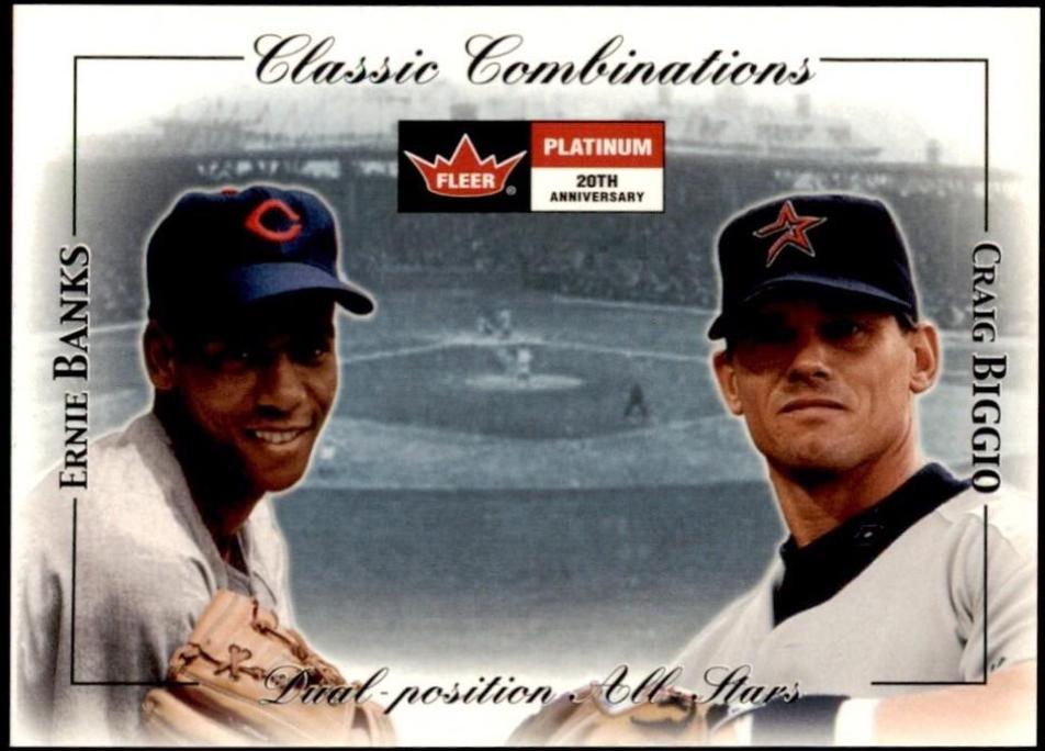 Ernie Banks / Craig Biggio #33 CC